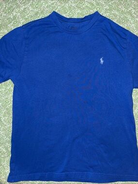 Boys Polo by Ralph Lauren Royal Blue Short Sleeve Crewneck Tee  BUNDLE FOR DISC